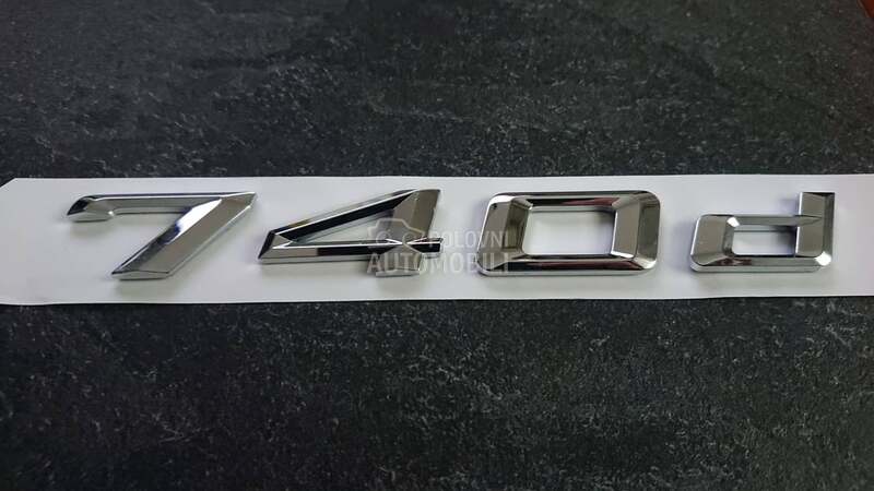NOVO oznaka 740d za seriju 7 za BMW 740