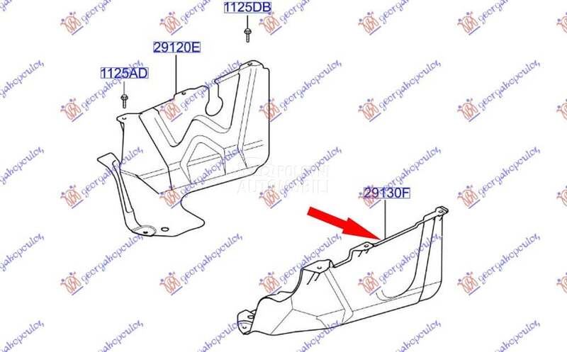 Šuspleh za Hyundai Getz od 2006. do 2010. god.