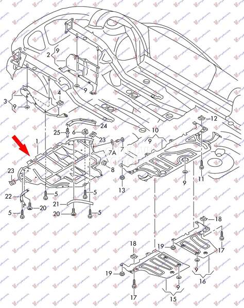 Šuspleh za Audi TT od 1998. do 2006. god.