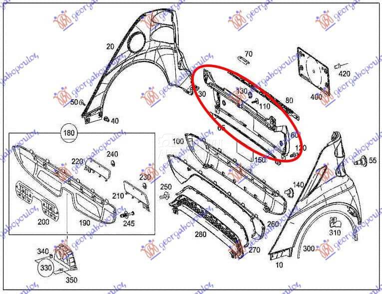 Branik za Smart ForTwo od 2012. do 2014. god.