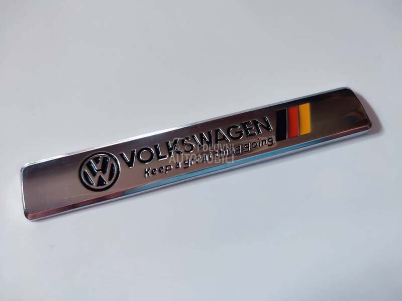 Natpis pločica zastavica za Volkswagen Golf, Passat, Polo