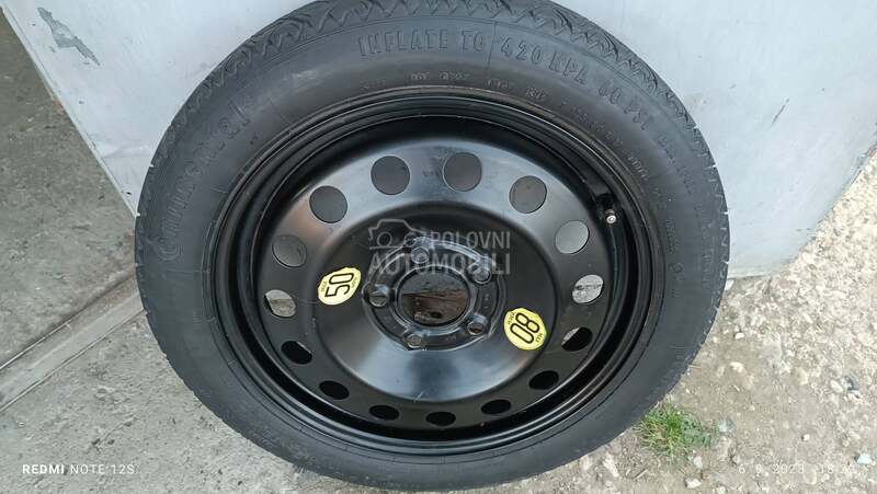 rezervni tocak copavac 17 za BMW 114, 116, 118 ...
