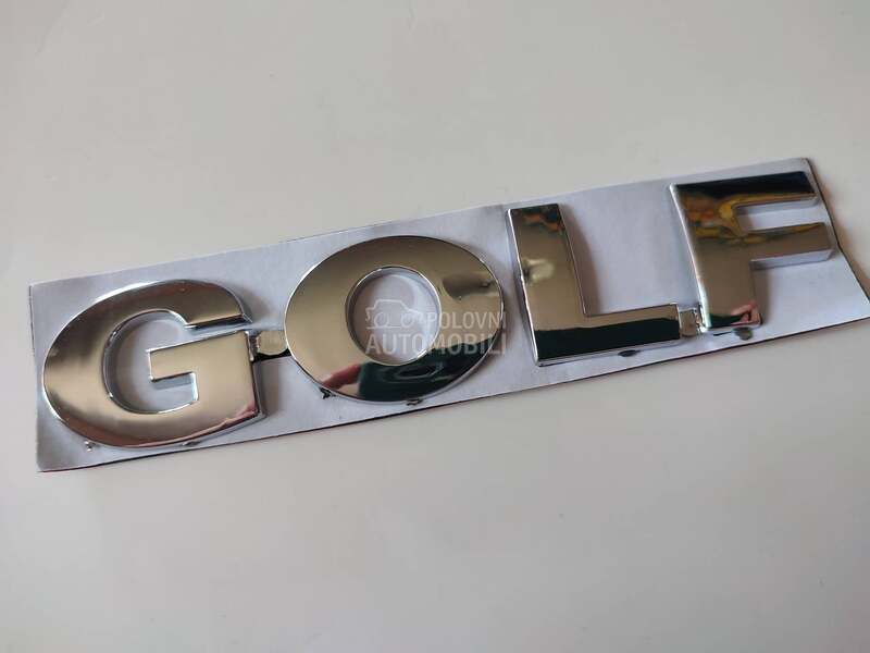Natpis Golf za Volkswagen Golf 1, Golf 2, Golf 3 ...