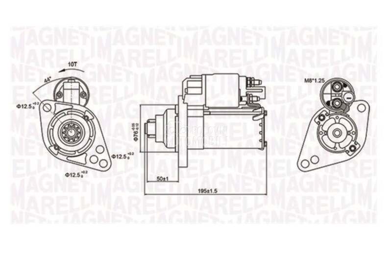 Anlaser 1.8 TFSI 118 1.4TSI 92 za Seat Altea, Altea XL od 2007. do 2023. god.