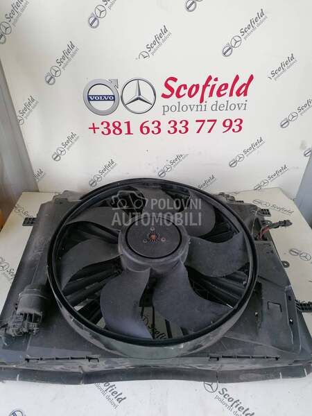 Hladnjak, ventilator za Mercedes Benz C 200, C 220, C 250 ... od 2008. do 2014. god.