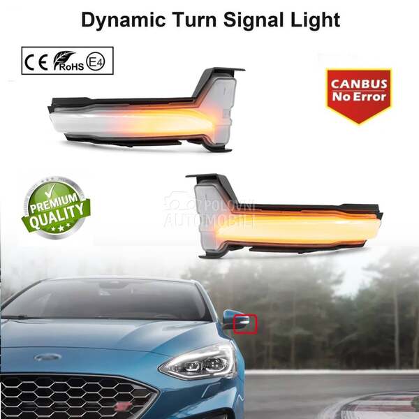 LED DYNAMIC MIGAVCI RETROVIZOR za Ford Focus, Ostalo