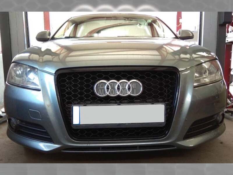 Crna lak maska gril tip RS3 RS za Audi A3 od 2009. do 2012. god.