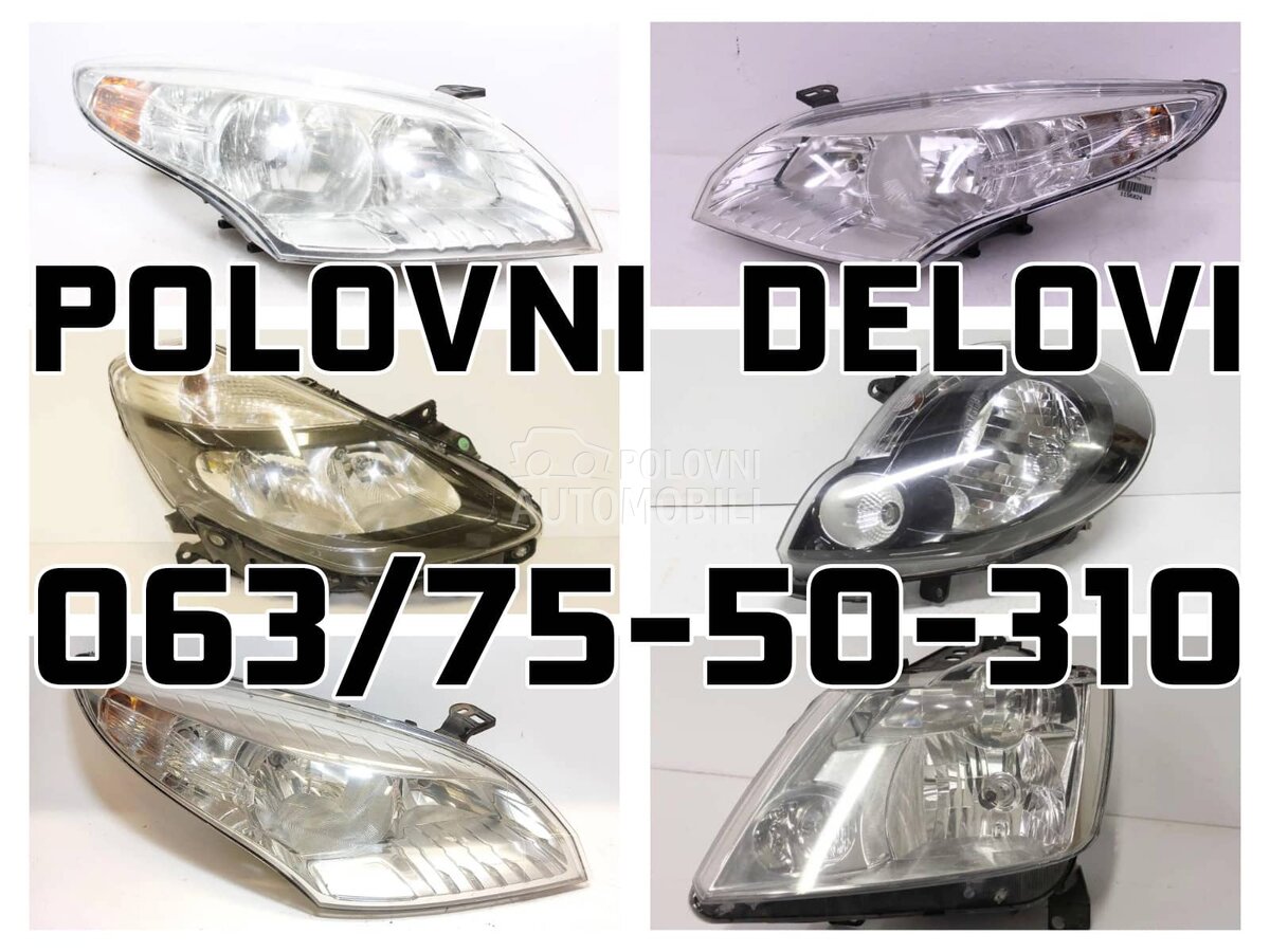 Farovi za Renault Clio, Kangoo, Megane ...