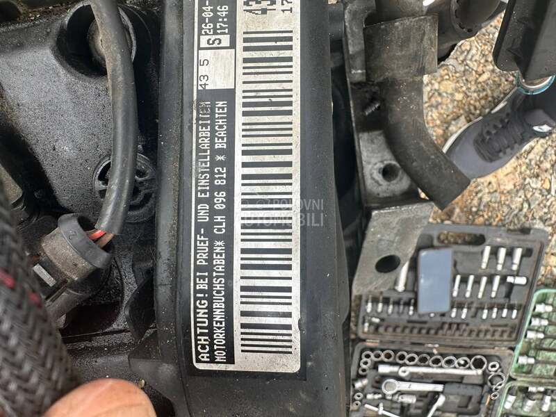 Motor 1.6tdi za Audi A3 od 2013. do 2017. god.