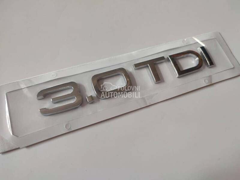 Natpis 3.0 TDI za gepek vrata za Audi A4, A6, A8