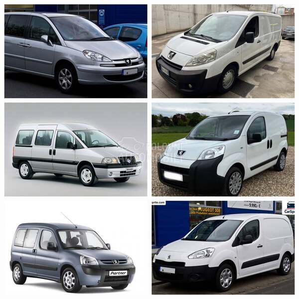 Vrata,stakla,dizne,brave,abs za Peugeot 806, 807, Bipper ...