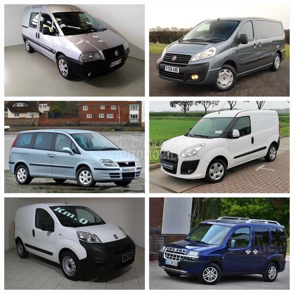 Vrata,stakla,brave,sedišta,abs za Fiat Doblo, Fiorino, Scudo ...