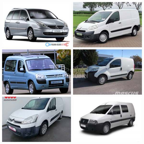 Vrata,stakla,brave,sedišta,abs za Citroen Berlingo, C8, Evasion ...