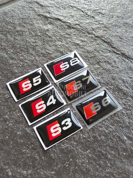 S3 S4 S5 S6 S7 S8 stikeri unut za Audi A3, A4, A5 ...