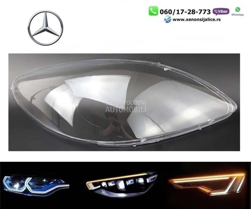 Staklo fara za far vito 08-11 za Mercedes Benz V 200
