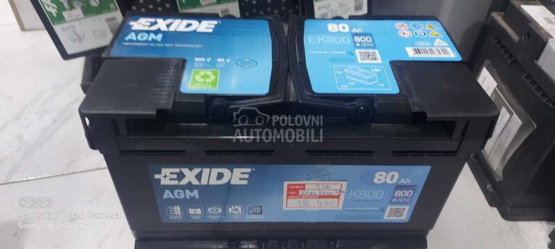 AKUMULATOR 80 Ah , 12 v Exide  