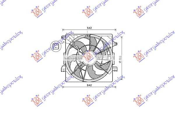 Ventilator za Hyundai i40