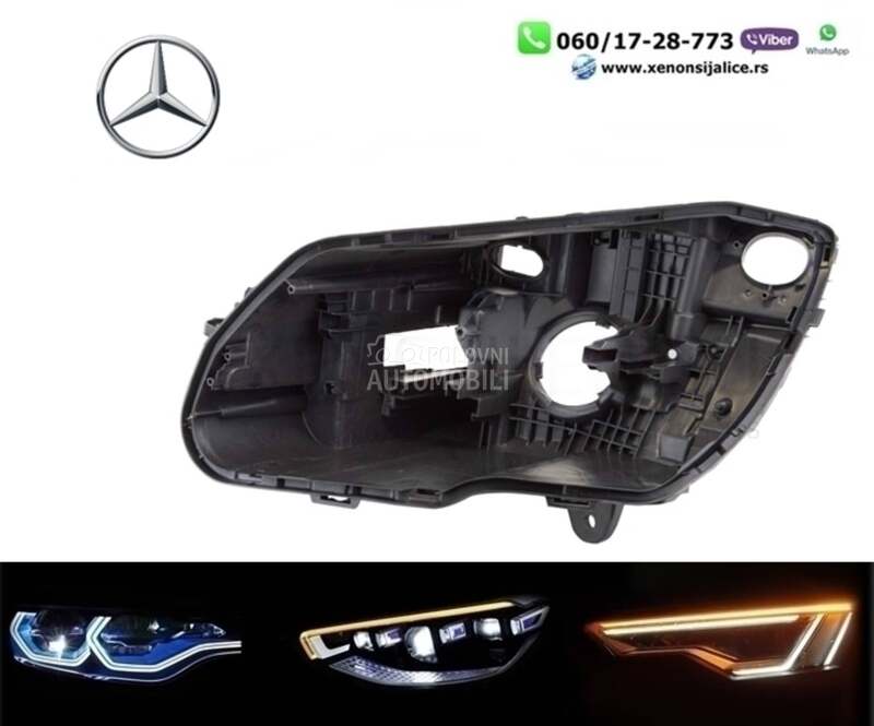 Kuciste fara za w205 led za Mercedes Benz C 180, C 200, C 220 ...