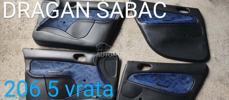 Tapaciri za auto sa 3 vrata za Peugeot 206 od 1998. do 2009. god.