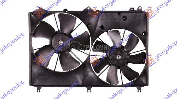 VENTILATOR (DUPLI) KOMPLET... za Suzuki Grand Vitara, Vitara od 2006. do 2015. god.