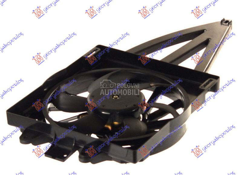 VENTILATOR KOMPLET (1.1/1.2... za Fiat Panda od 2003. do 2014. god.