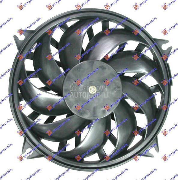 VENTILATOR KOMPLET BENZIN-D... za Peugeot Partner od 2002. do 2008. god.