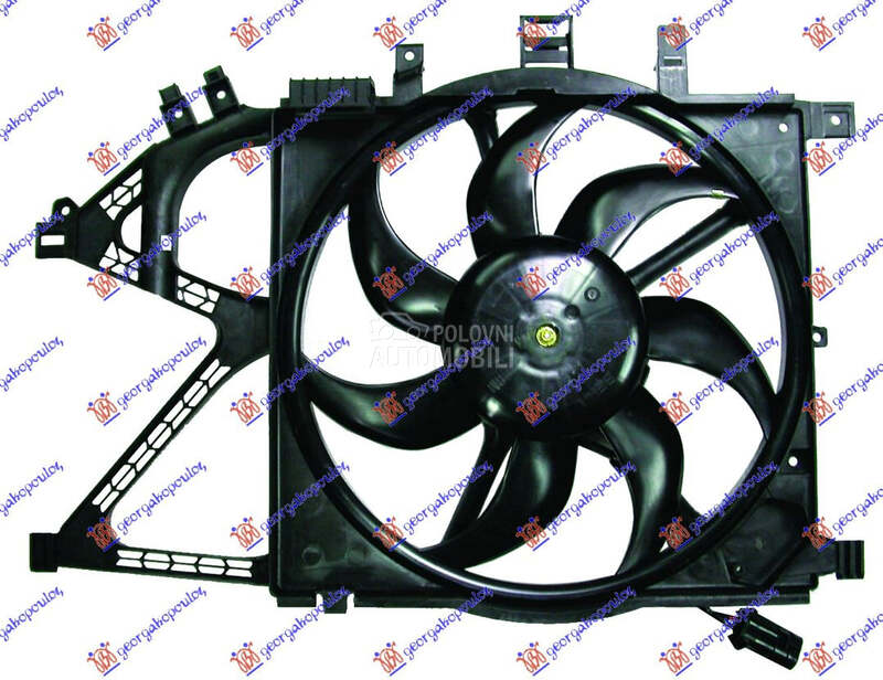 VENTILATOR KOMPLET (390mm)... za Opel Tigra od 2004. do 2009. god.
