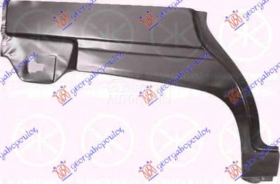 RUB 4 VRATA  AX 87-91 za Citroen AX od 1987. do 1991. god.