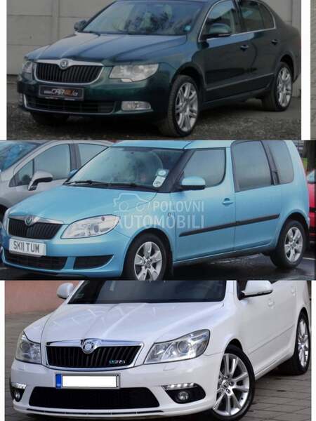 Branik Farovi Maska za Škoda Octavia, Roomster, Superb ... od 2008. do 2017. god.