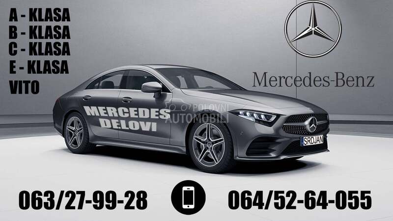 delovi za Mercedes Benz A Klasa, A 140, A 150 ... od 2000. do 2009. god.