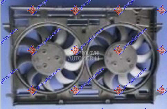 VENTILATOR (DUPLI) KOMPLET... za Volkswagen Touareg od 2018. do 2025. god.