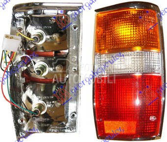 STOP LAMPA KOMPLET (CRNI OK... za Mitsubishi L200 od 1993. do 1996. god.
