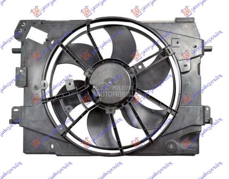 VENTILATOR KOMPLET (BENZIN/... za Dacia Dokker od 2012. do 2025. god.