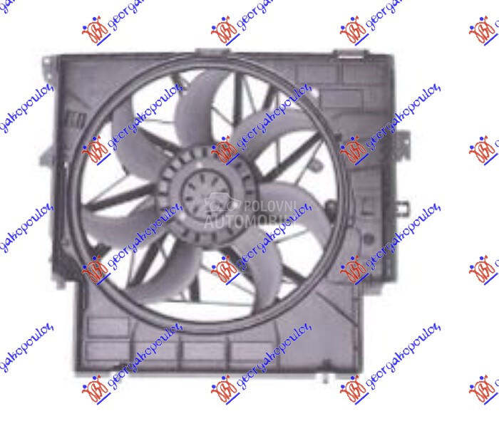 VENTILATOR KOMPLET (3.0 BEN... za BMW Ostalo od 2014. do 2018. god.