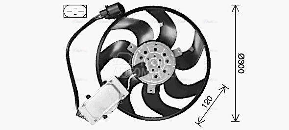 Ventilator za Porsche Cayenne od 2003. do 2010. god.