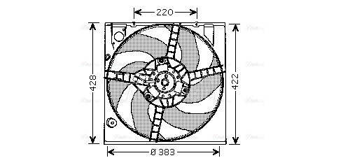 Ventilator za Renault R 19 od 1992. do 1995. god.