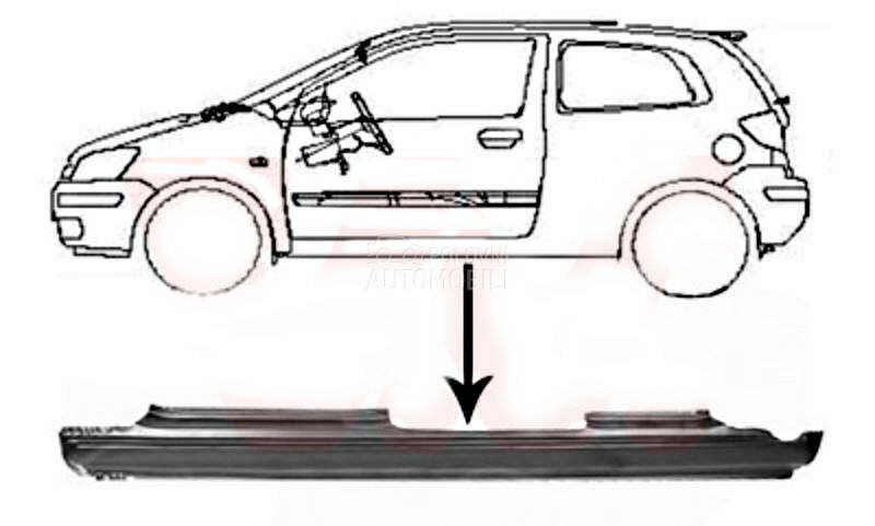 Prag - sajtna za Hyundai Getz od 2006. do 2010. god.