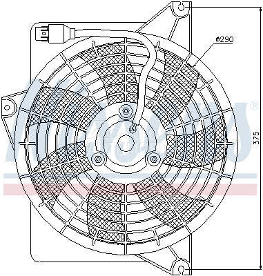 Ventilator za Hyundai Matrix od 2008. do 2010. god.