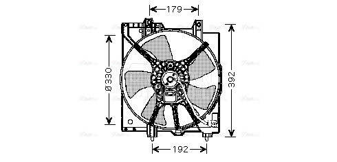 Ventilator za Subaru Impreza od 1997. do 2001. god.