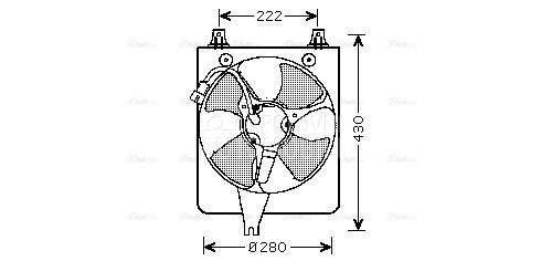 Ventilator za Honda CR-V od 1996. do 2002. god.