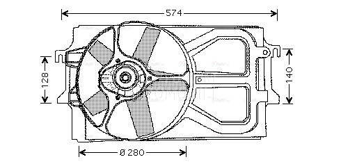 Ventilator za Ford Fiesta od 1990. do 1995. god.