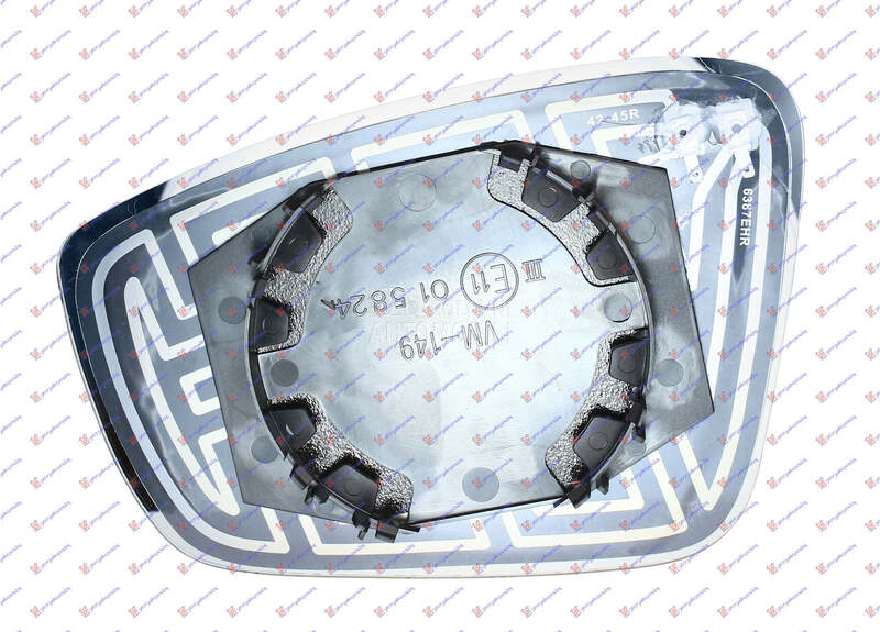 Staklo retrovizora za Volkswagen up! od 2012. do 2016. god.