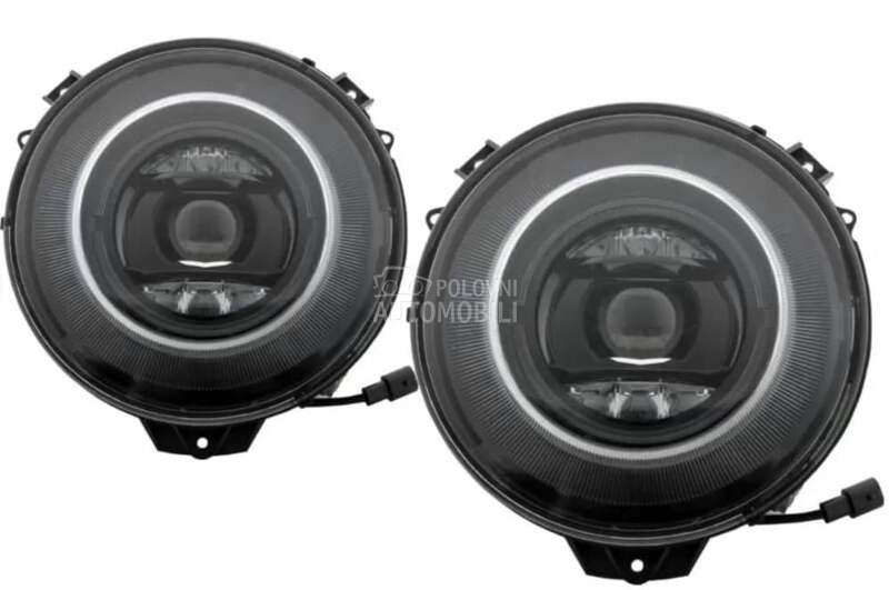 Crni LED Angel eyes farovi G za Mercedes Benz G 230, G 240, G 250 ...