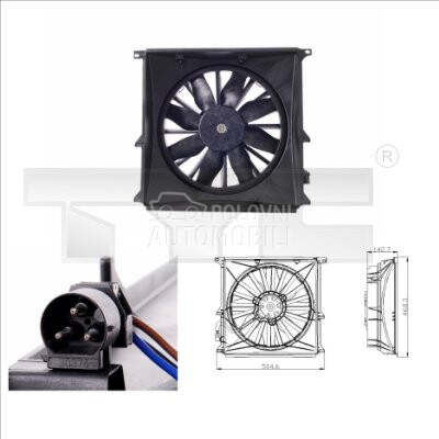 Ventilator za BMW Serija 3 od 1990. do 1998. god.