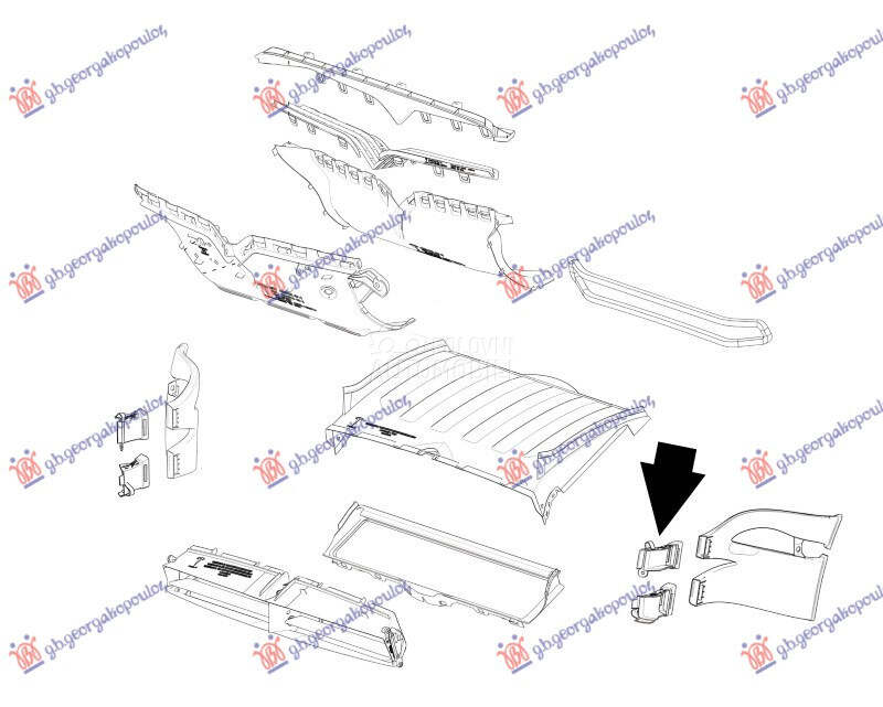 USMERIVAC VAZDUHA UNUTRASNJ... za Tesla Model X od 2016. do 2024. god.