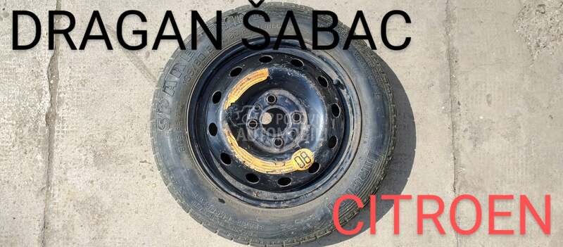 Rezervni točak ćopavac za Citroen C3