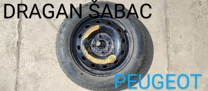 Rezervni točak ćopavac za Peugeot 206