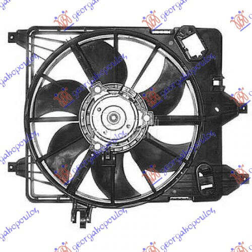 VENTILATOR BENZIN (38cm) KL... za Renault Clio