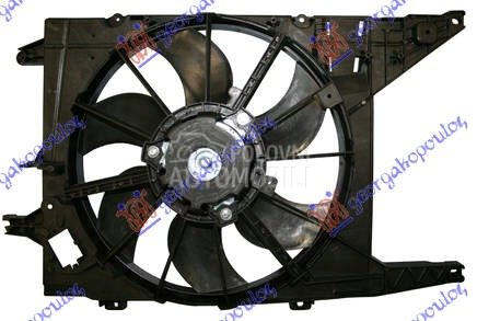 VENTILATOR KOMPLET (BENZIN/... za Dacia Sandero od 2008. do 2012. god.