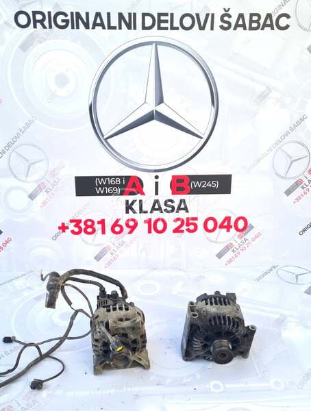 Alternator za B klasu (w245) za Mercedes Benz B 150, B 170, B 180 ... od 2005. do 2012. god.